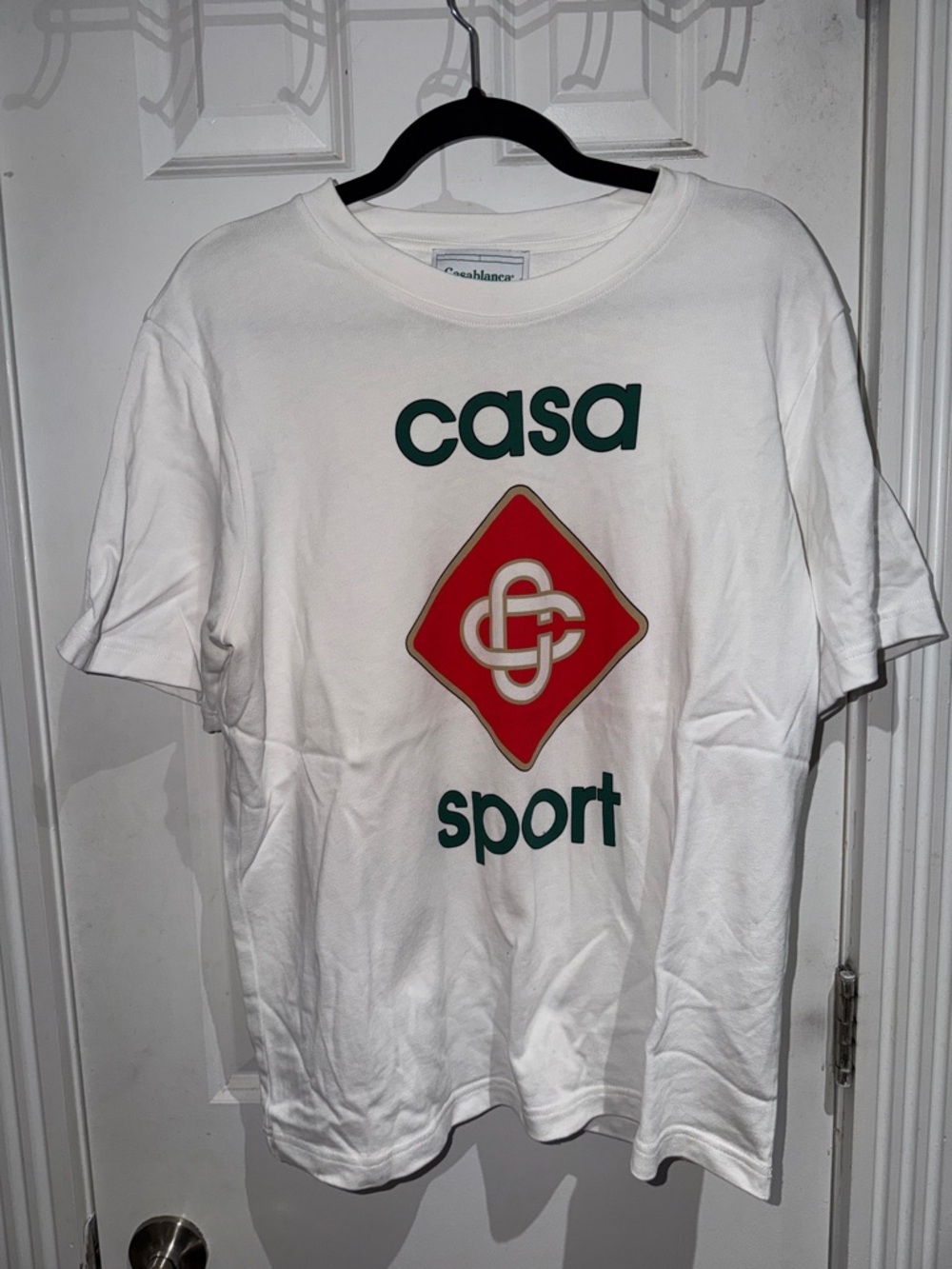 Casa Sport White Graphic Short Sleeve Tee